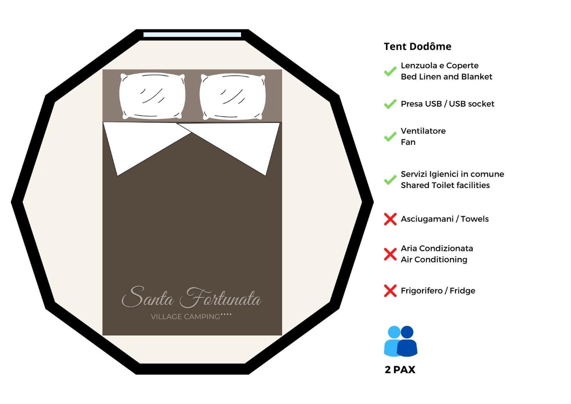 Hostel & Glamping Santa Fortunata Sorrento Rom bilde